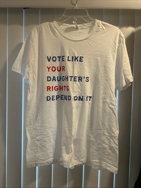 White Graphic Kids' Tee - Vote Like Your Daughter's Rights